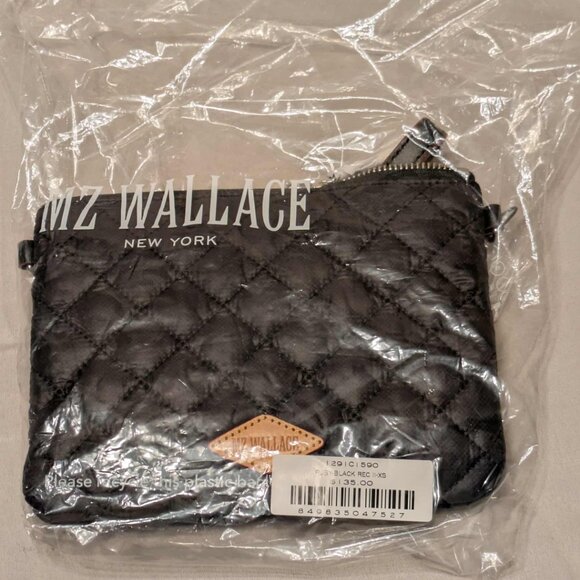 MZ Wallace Cross Body XS Black Nylon Utility Purse New w Tags. - Picture 8 of 13